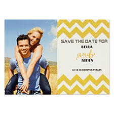 Gold Glitter Chevron
