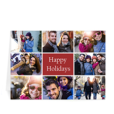 8 Photo Collage Great Joy - Red