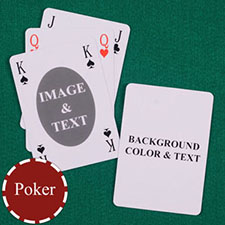 Bridge Style Ovate Image Front Text Back