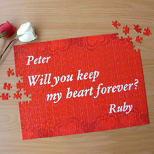 Large Message Puzzle, Many Memories Heart