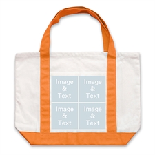 Four White Collage Orange