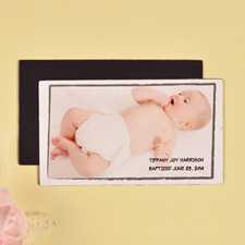 DIY Plain White Photo 2x3.5 Card Size Magnet