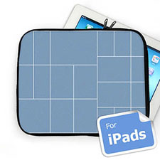 Facebook Twenty Collage iPad Sleeve, White