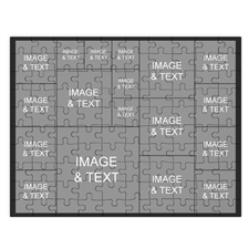 Instagram Eighteen Collage Large Puzzle