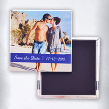 Personalized Photo Blue Text Box