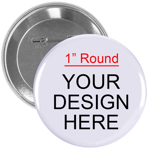 Custom Full Color Imprint 1” Round
