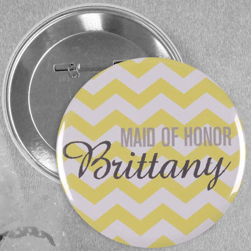 Yellow Chevron Pattern