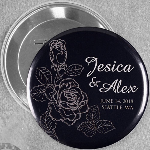 Elegant Rose Save The Date