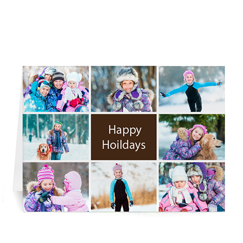 8 Photo Collage Great Joy - Chocolate