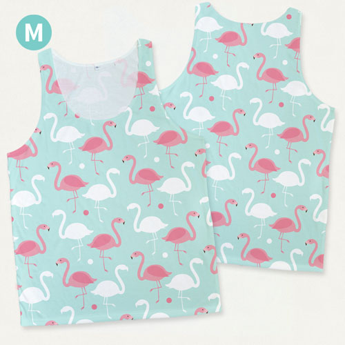 All Over Print Graphic Design Unisex Tank Top (Medium)