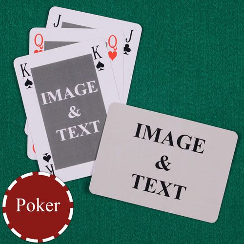 Classic Custom Front and Landscape Back Playing Cards