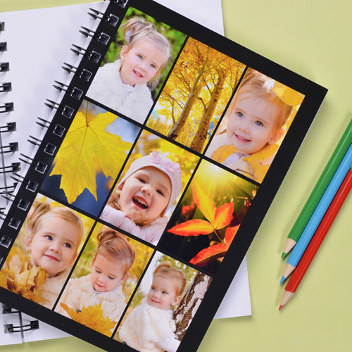 Black Nine Collage NoteBook