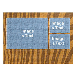 Three Landscape Photos, Tiger Skin Pattern