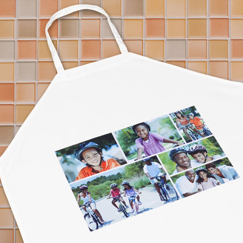 Six Collage Photo Apron, Adult
