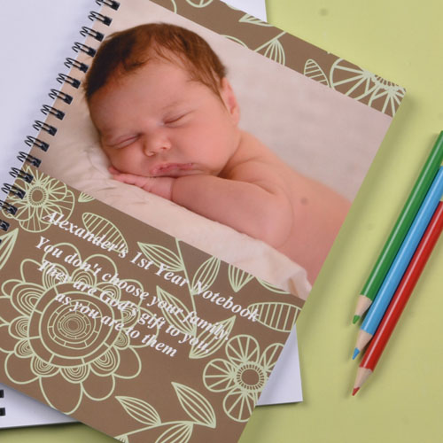 Field of Flowers Photo Notebook