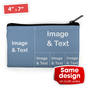 Five Collage Small Cosmetic Bag (4