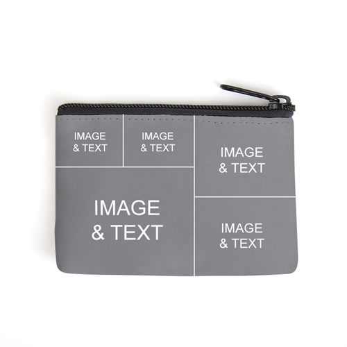 Personalized Five Collage Coin Purse (Different Image)