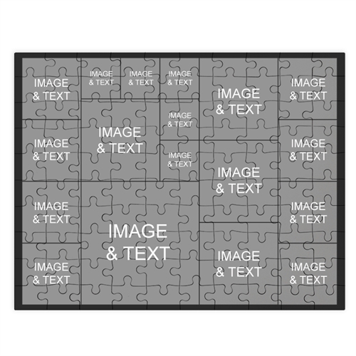 Instagram Eighteen Collage Large Puzzle