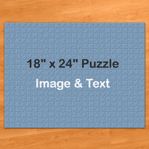 Jumbo 500 Pc Photo Puzzle 18x24, Personalized Box