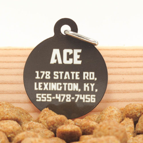 Chocolate Brown Personalized Message Ornament