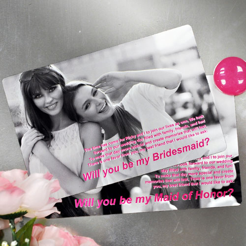Personalized Wedding Photo Magnets
